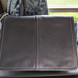 Black Coach Purse Leather